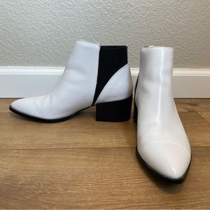 Chinese Laundry White/Black Bootie